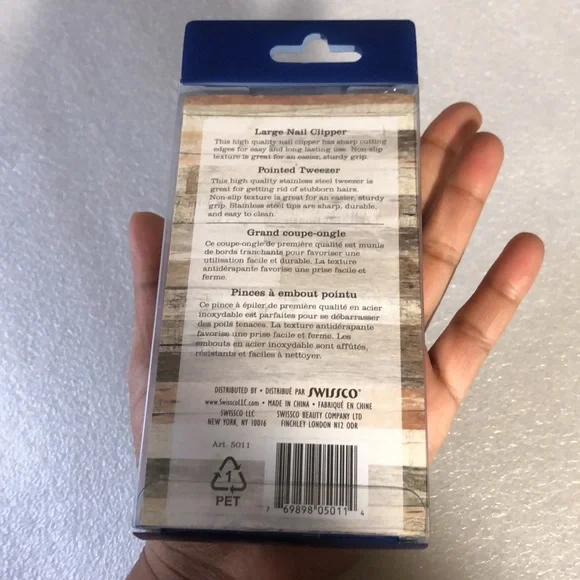 Men’s own large Nail clippers & Slanted Tweezer set - Picture 3 of 7